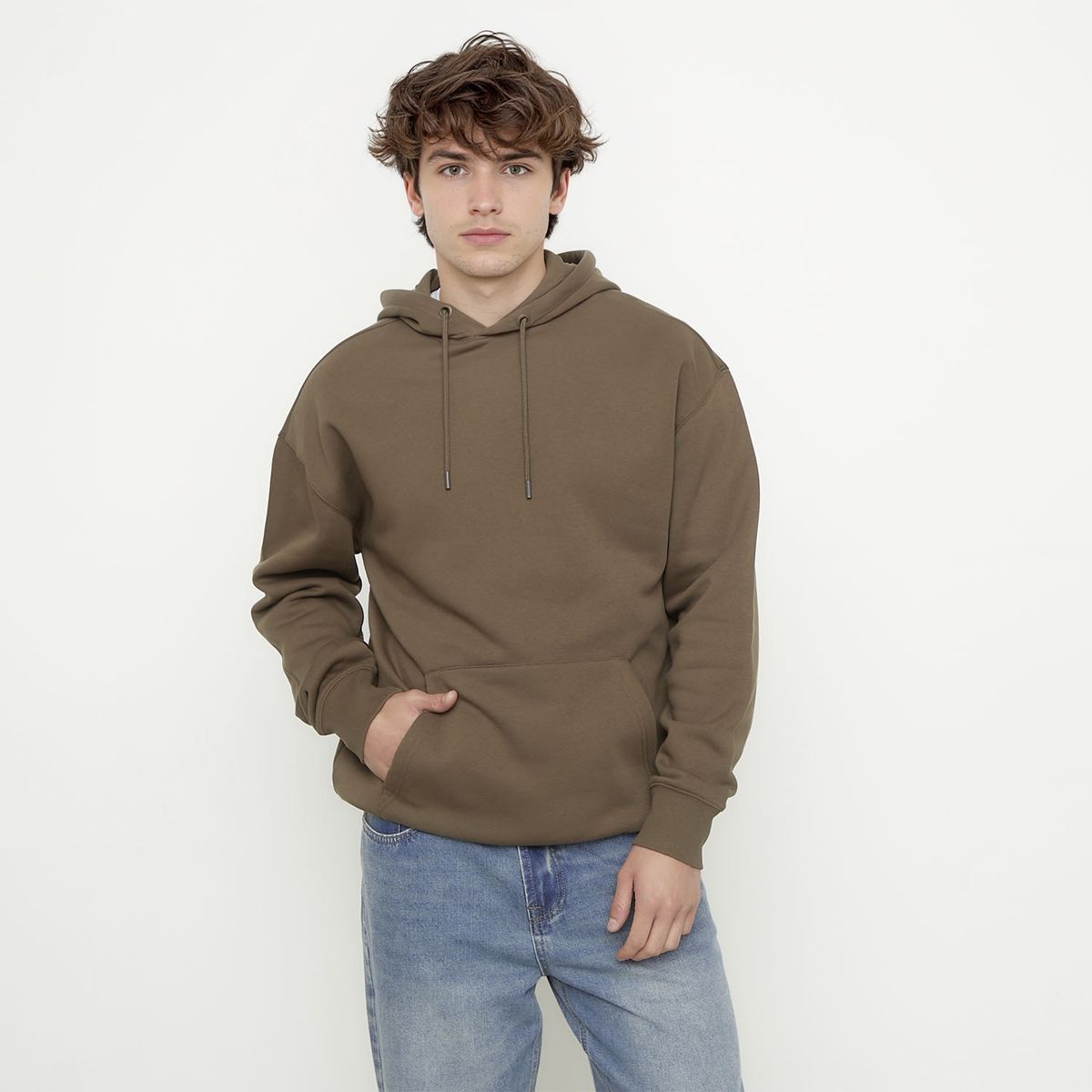 BEARCLIFF - Polerón Canguro Relax Fit Algodón Bearcliff Hombre