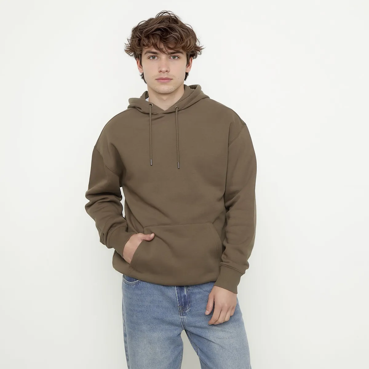 BEARCLIFF - Polerón Canguro Relax Fit Algodón Bearcliff Hombre
