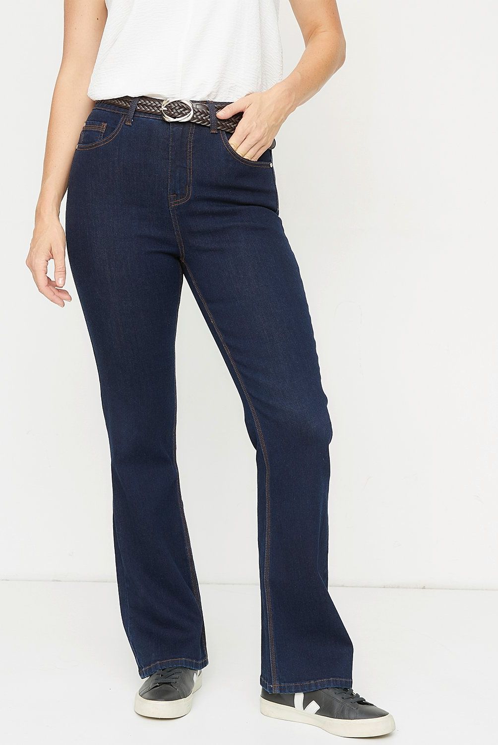 NEWPORT - Jeans Recto Mujer Newport Algodón y Elastano