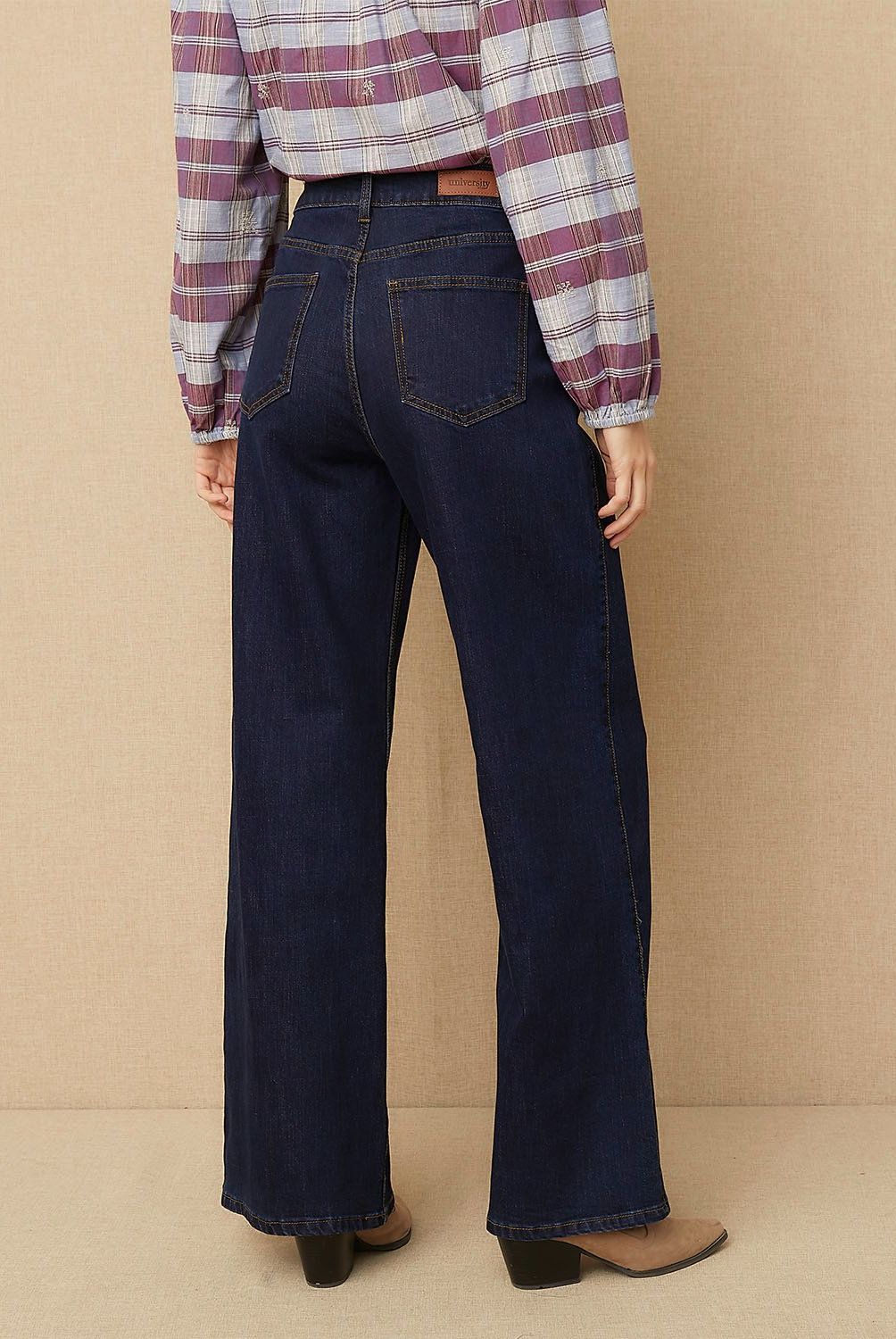 UNIVERSITY CLUB - Jeans Recto Tiro Medio Mujer University Club