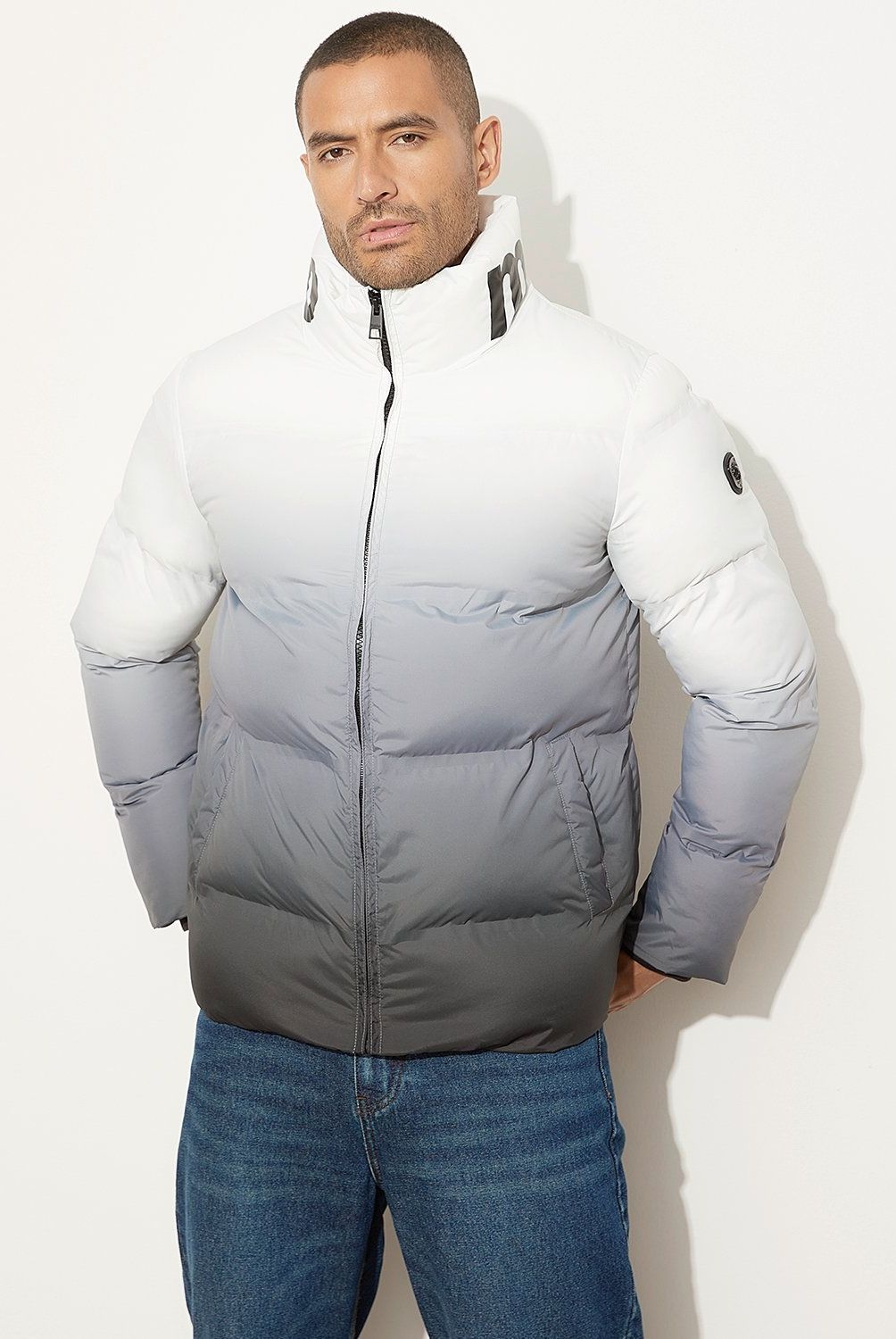 MOSSIMO - Parka Manga Larga Casual Hombre Mossimo