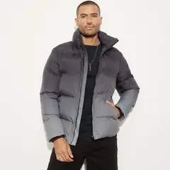 MOSSIMO - Parka Manga Larga Casual Hombre
