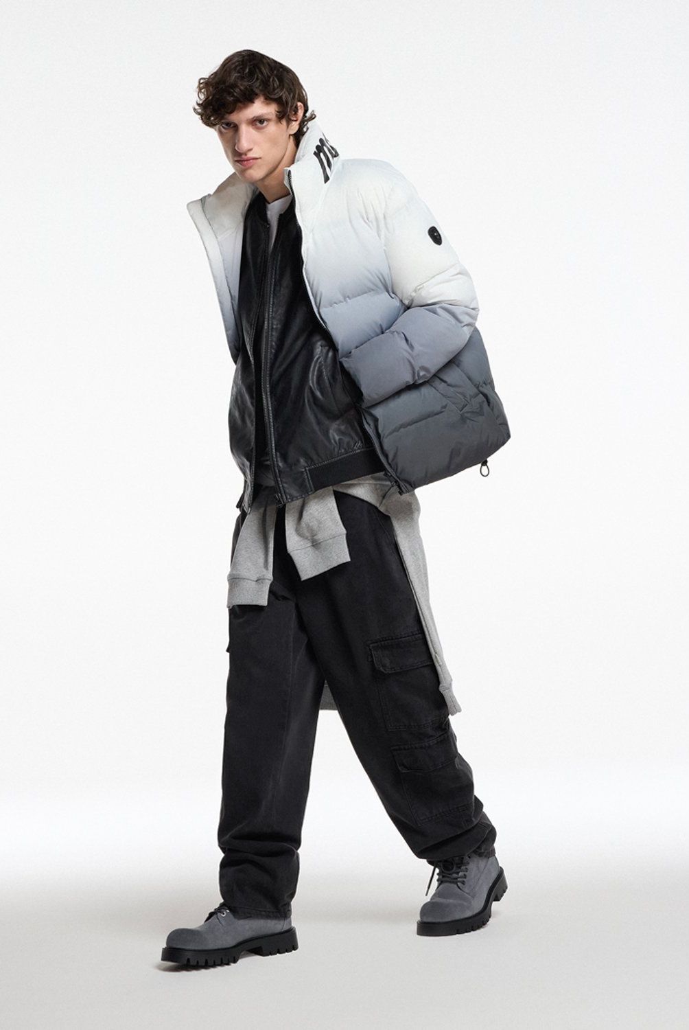 MOSSIMO - Parka Manga Larga Casual Hombre Mossimo