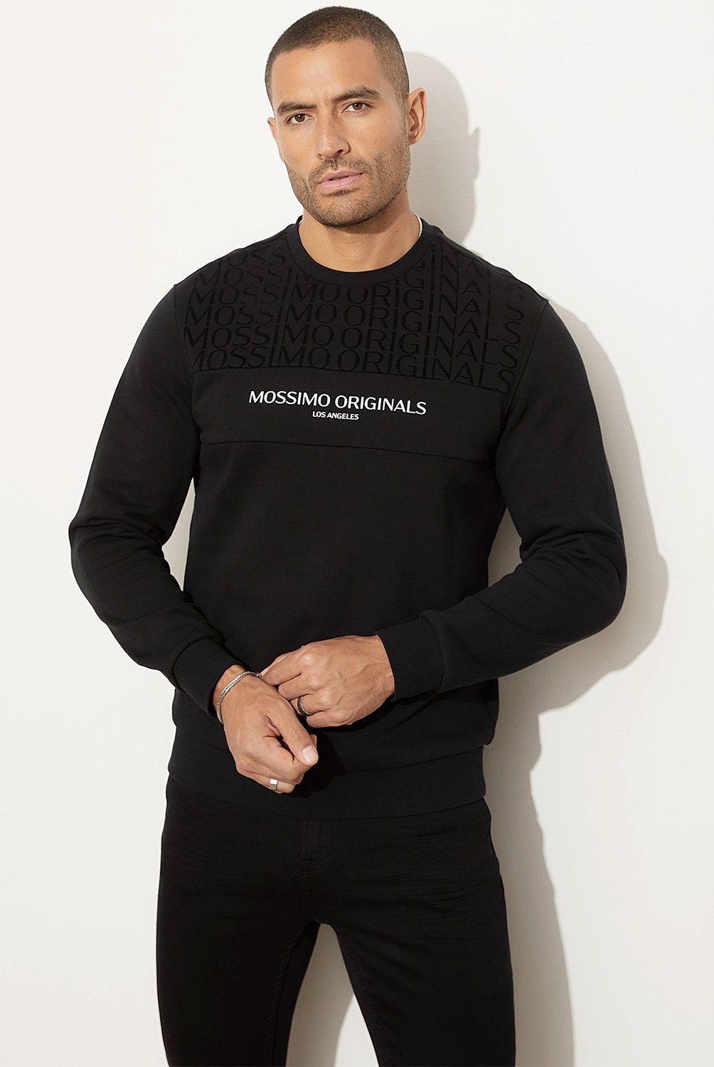 MOSSIMO - Polerón Crew Neck Hombre Americanino