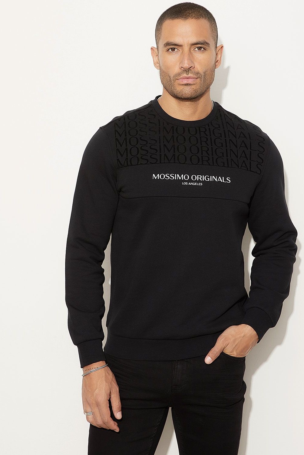 MOSSIMO - Polerón Crew Neck Hombre Americanino