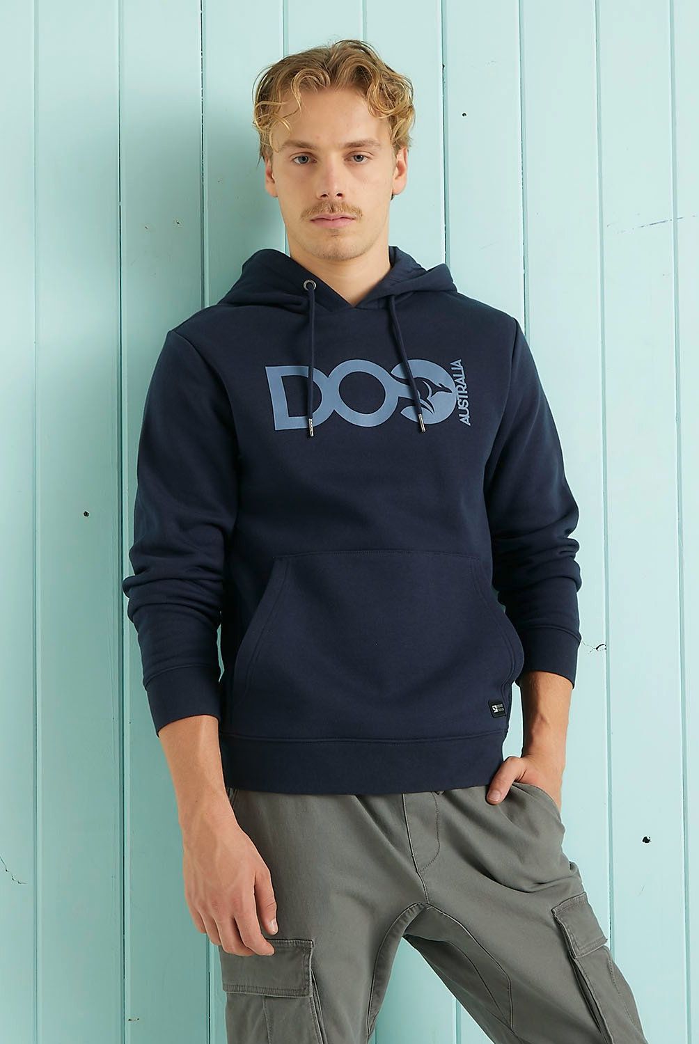DOO AUSTRALIA - Polerón Canguro Algodón Hombre Doo Australia