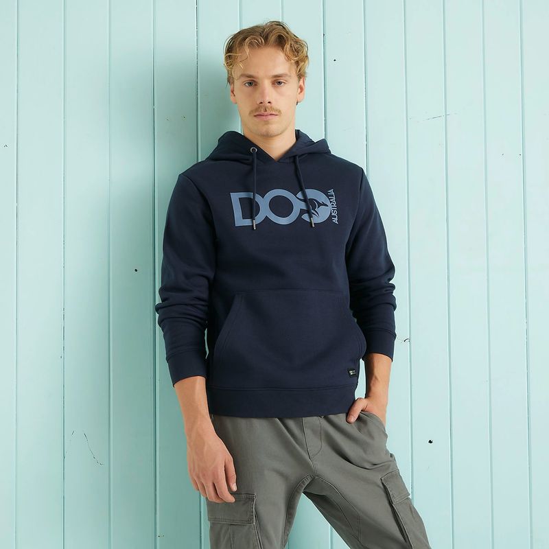 DOO AUSTRALIA - Polerón Canguro Algodón Hombre Doo Australia