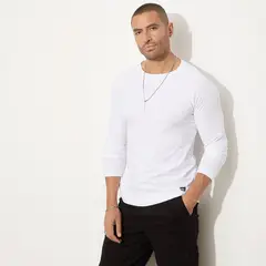 MOSSIMO - Polera Manga Larga Algodón Hombre