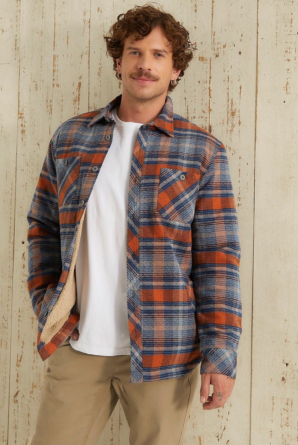 DOO AUSTRALIA - Chaqueta Leñadora Doo Australia Diseño A Cuadros Hombre