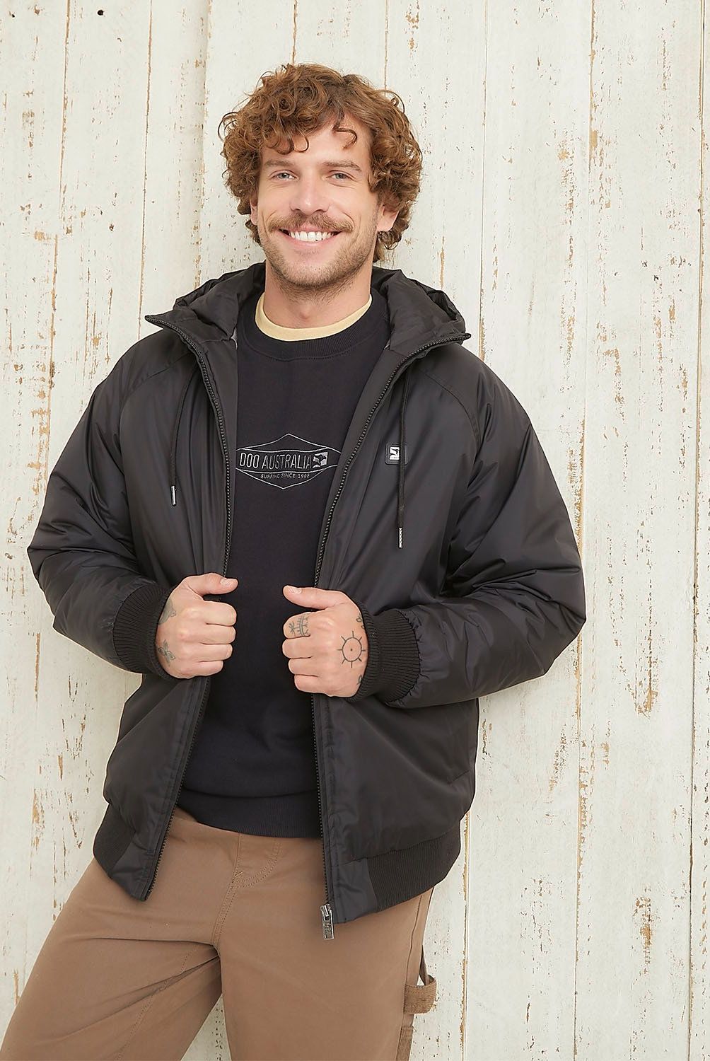 DOO AUSTRALIA - Parka Manga Larga Hombre Doo Australia