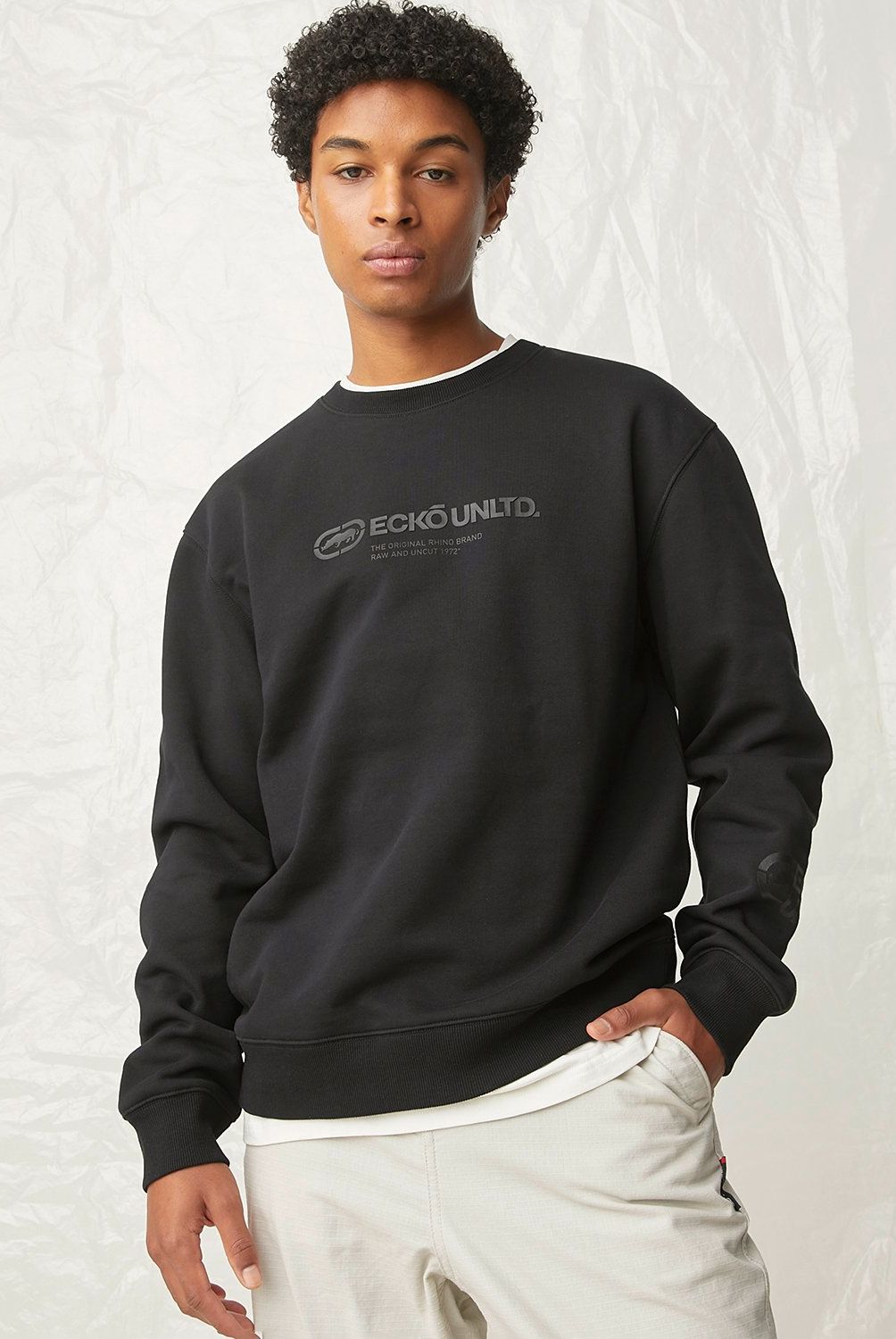 ECKO - Polerón Crew Neck Algodón Hombre Ecko