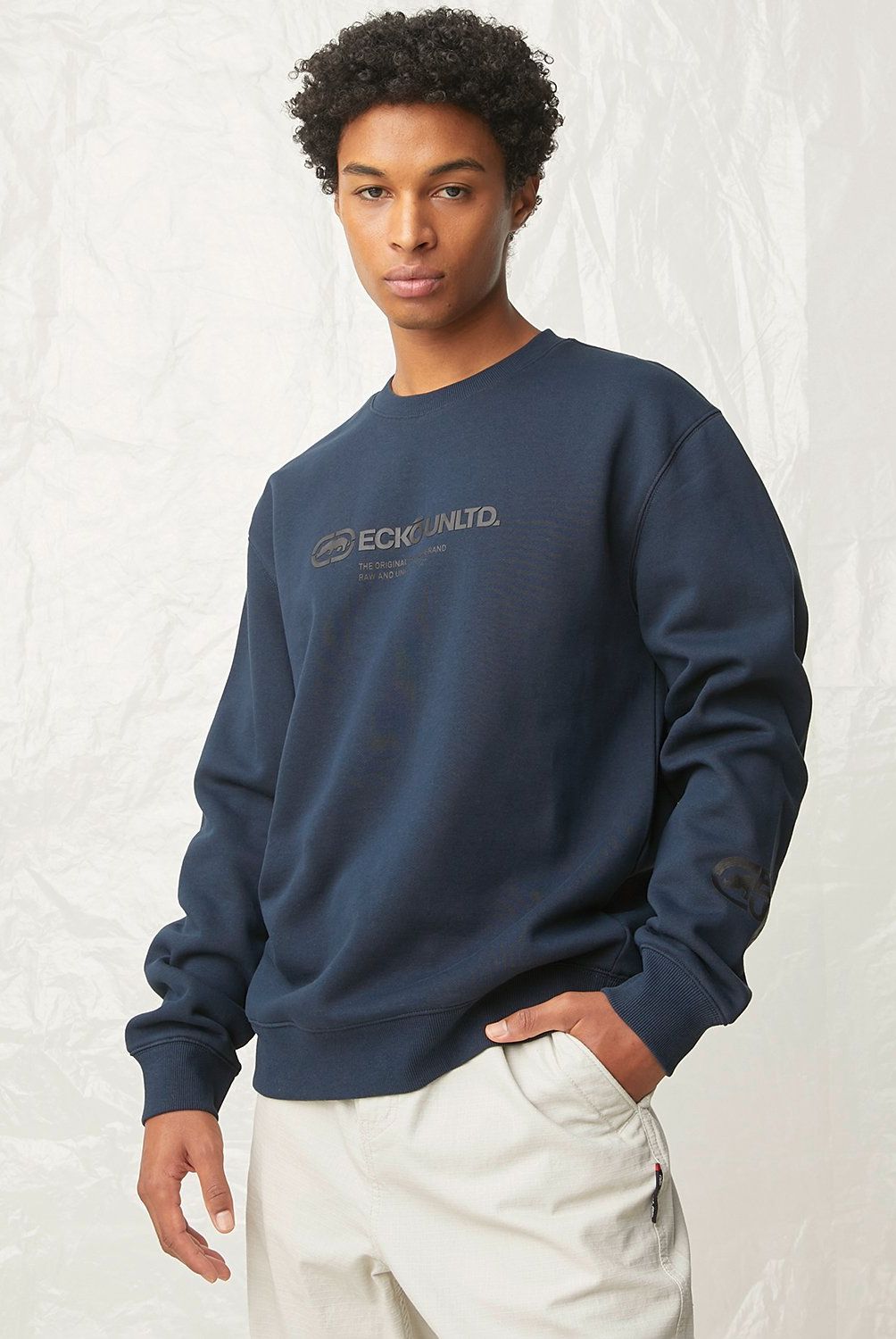 ECKO - Polerón Crew Neck Algodón Hombre Ecko