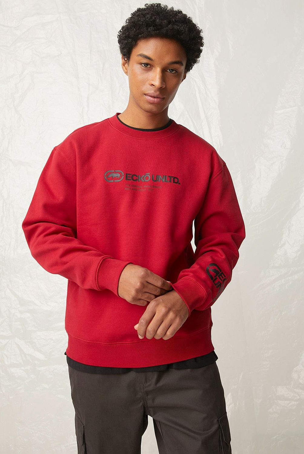 ECKO - Polerón Crew Neck Algodón Hombre Ecko