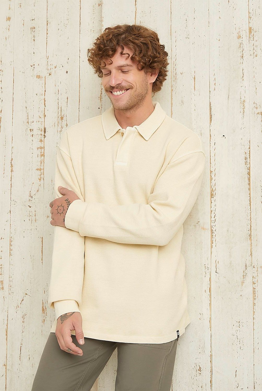 DOO AUSTRALIA - Polera Manga Larga Algodón Hombre Doo Australia