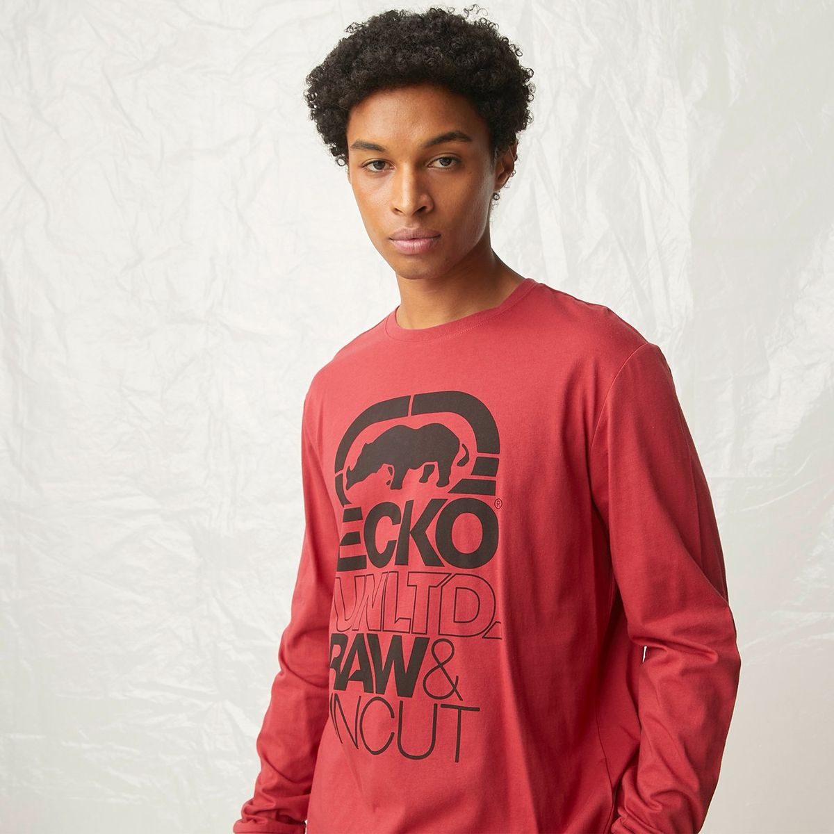 ECKO - Polera Manga Larga Algodón Hombre Ecko