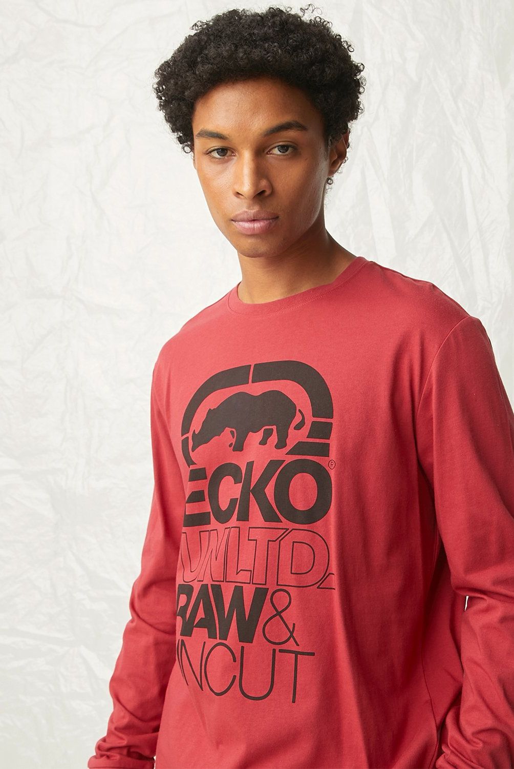 ECKO - Polera Manga Larga Algodón Hombre Ecko