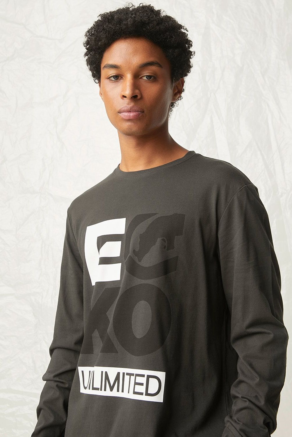 ECKO - Polera Manga Larga Algodón Hombre Ecko