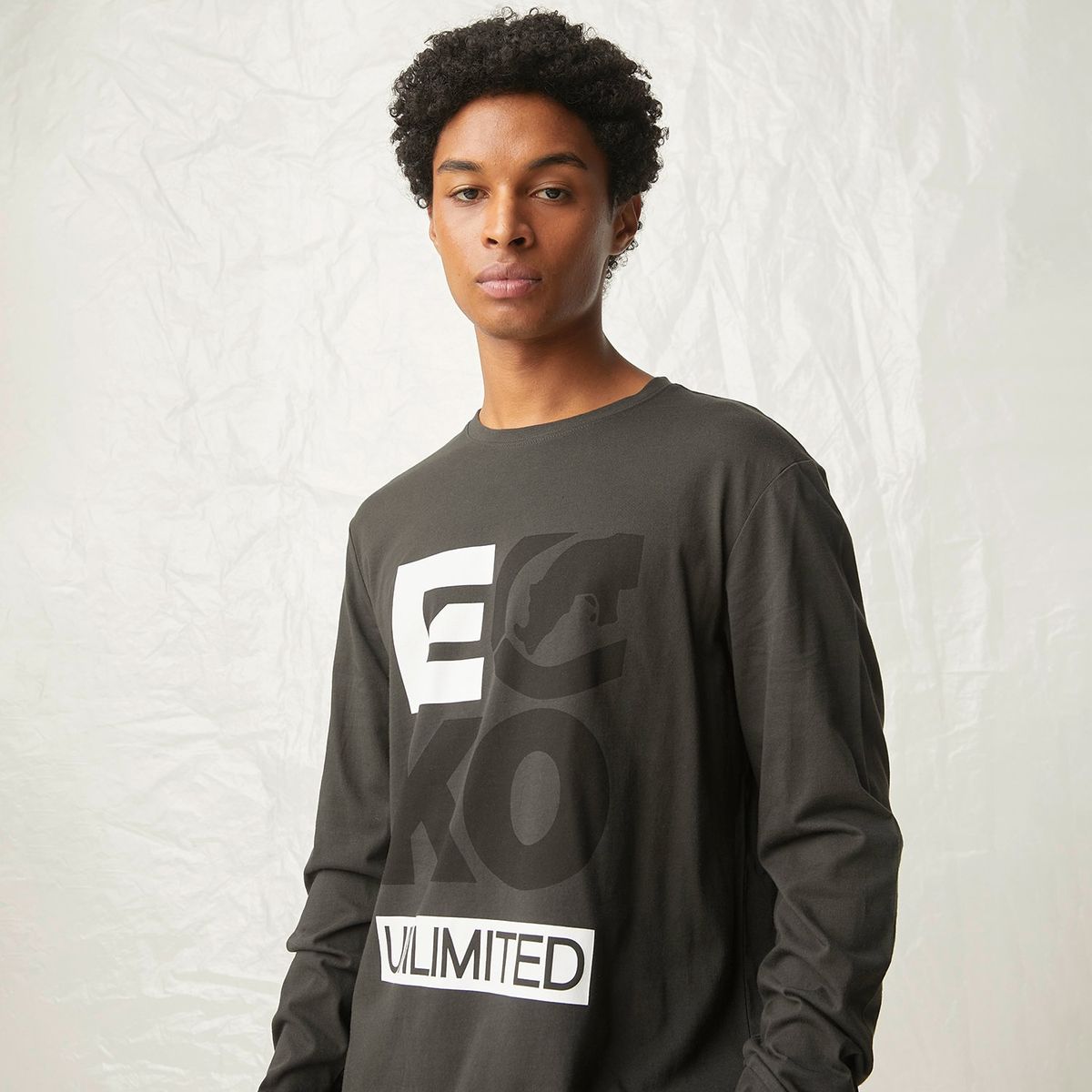 ECKO - Polera Manga Larga Algodón Hombre Ecko