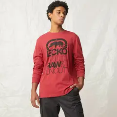 ECKO - Polera Manga Larga Algodón Hombre