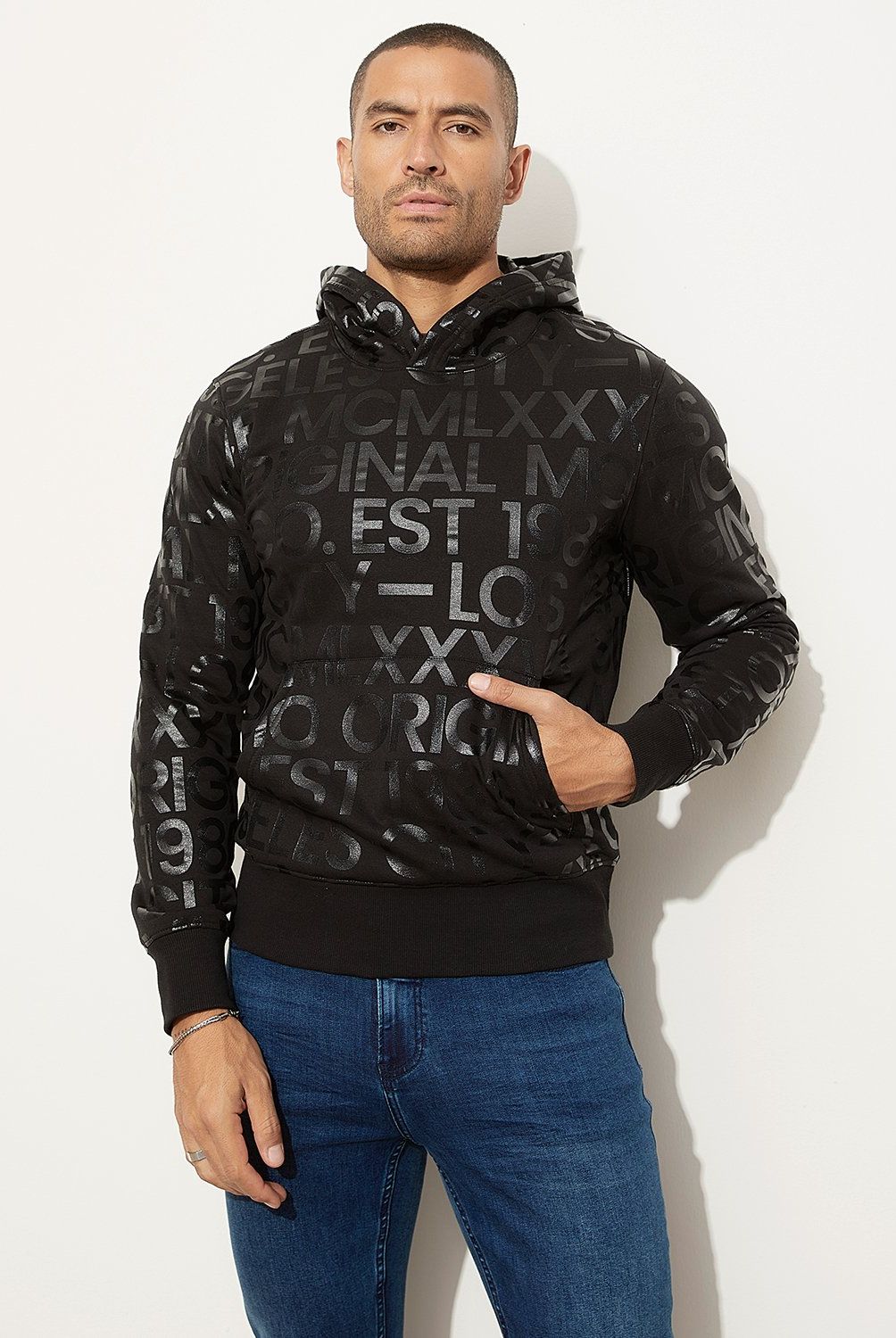 MOSSIMO - Polerón Canguro Hombre Mossimo