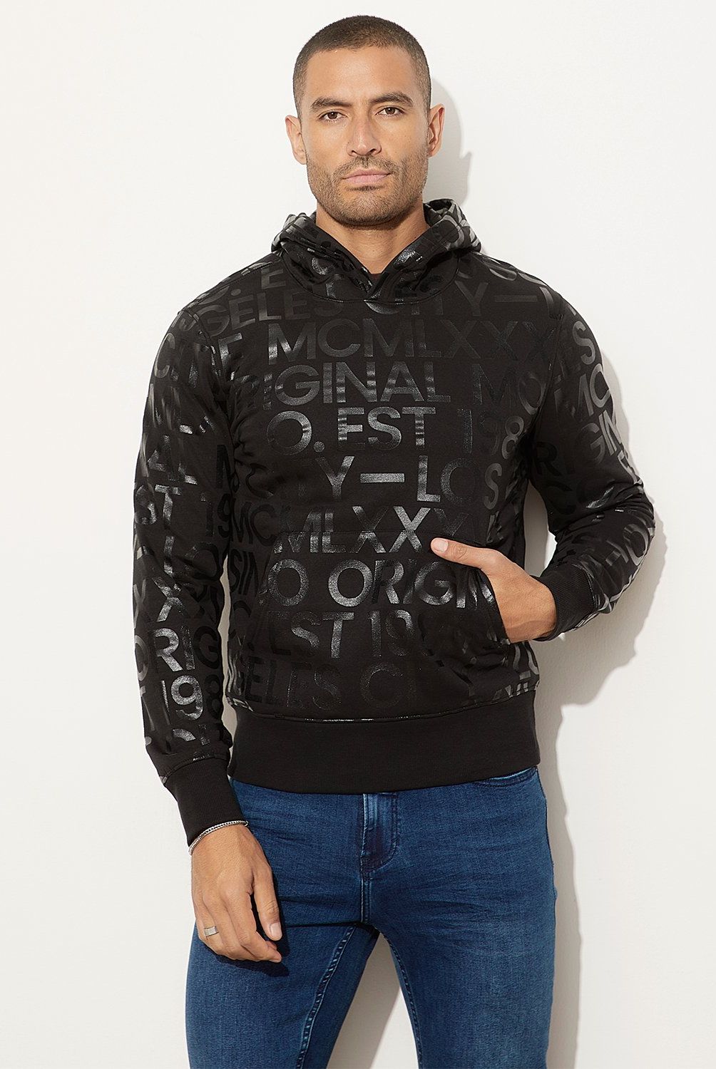 MOSSIMO - Polerón Canguro Hombre Mossimo