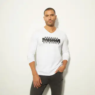 MOSSIMO - Polera Manga Larga Casual Algodón Hombre