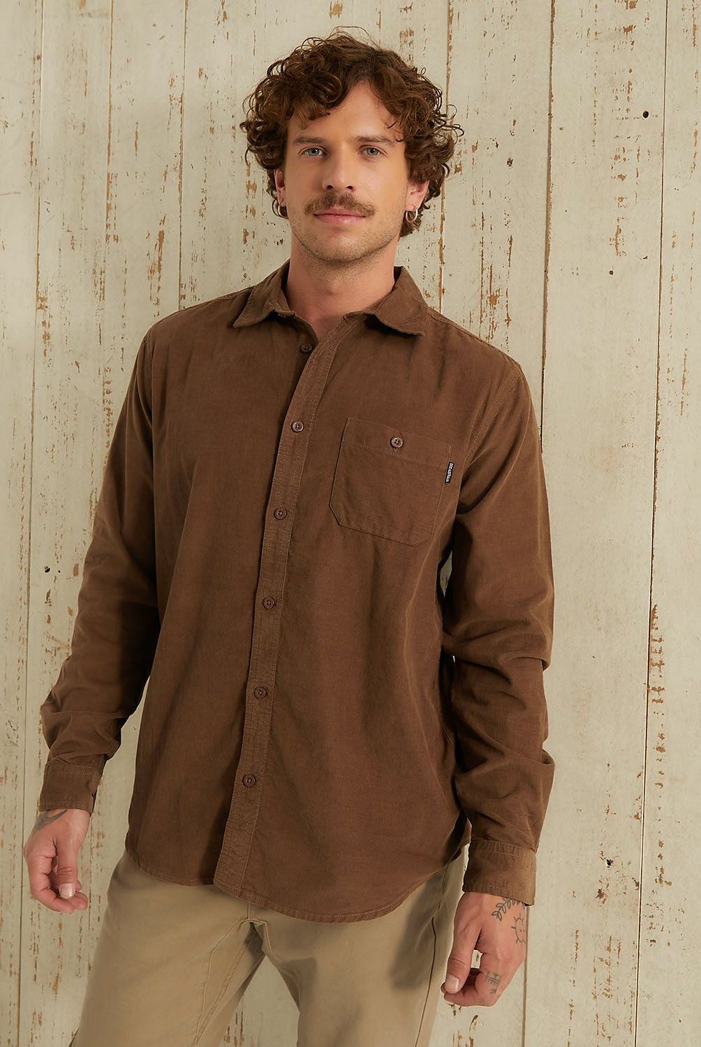 DOO AUSTRALIA - Sobrecamisa Hombre Doo Australia Cotelé Slim Fit Algodón