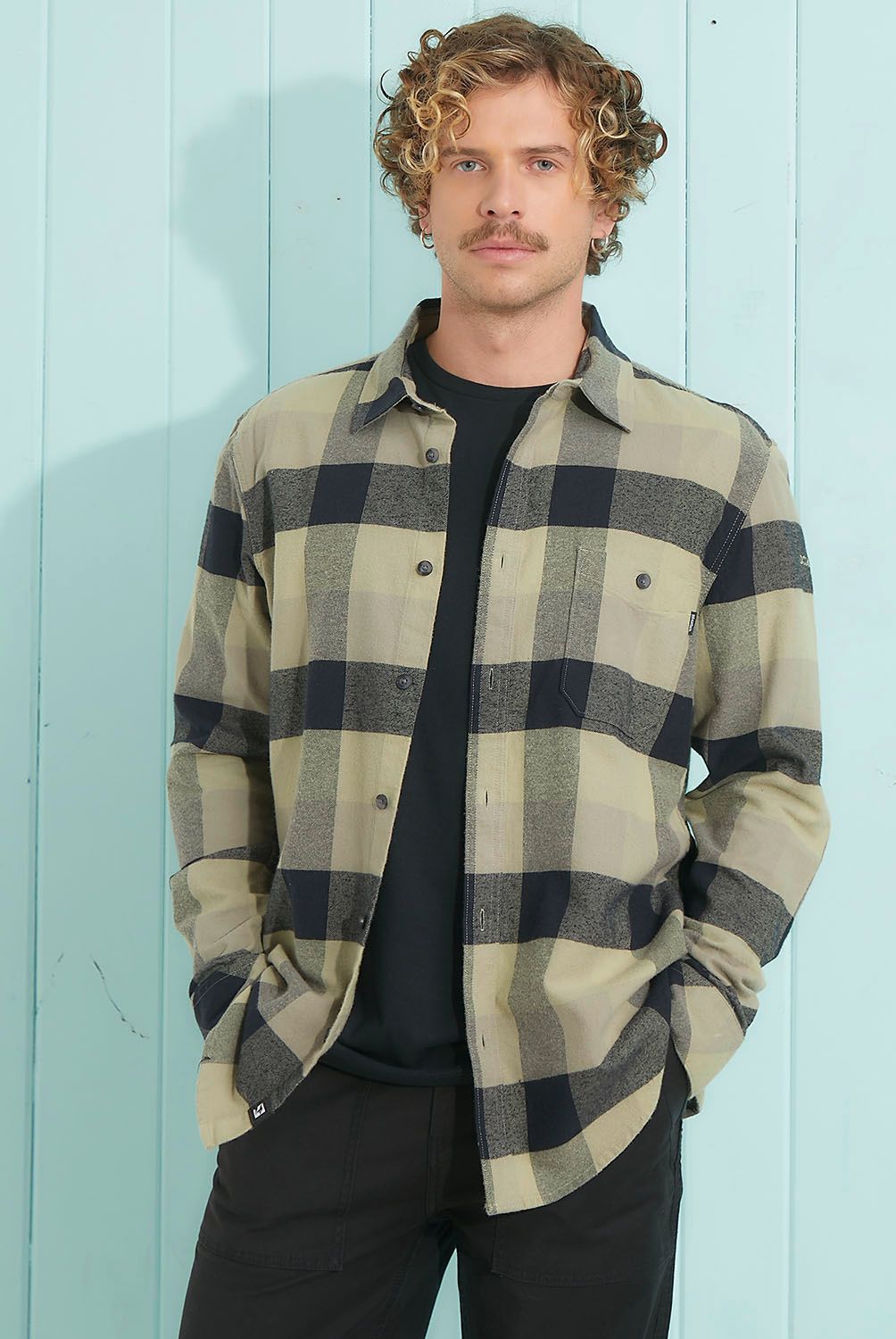 DOO AUSTRALIA - Camisa Manga Larga Algodón Hombre Doo Australia