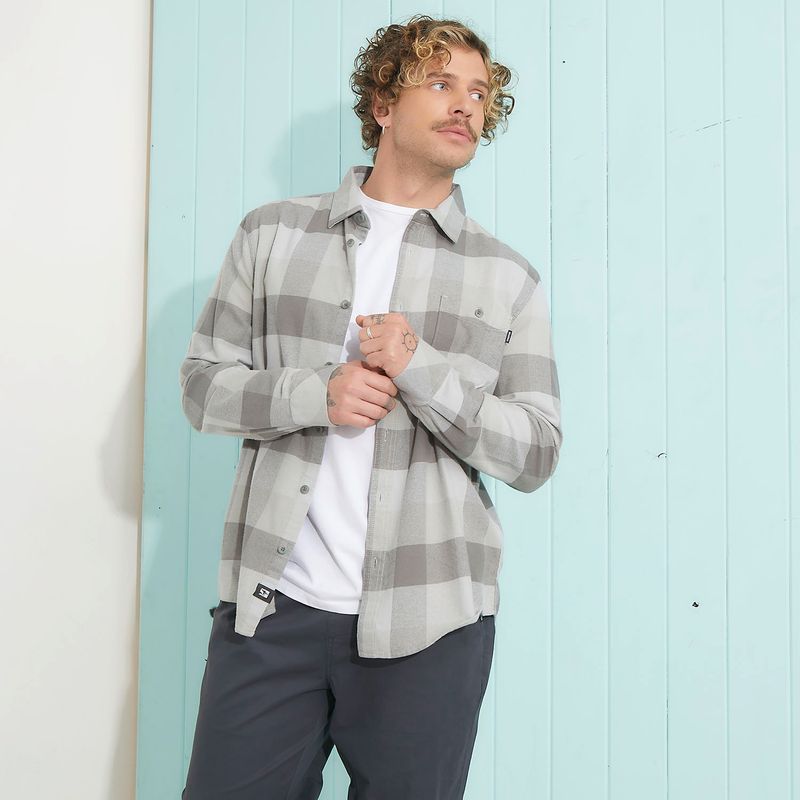 DOO AUSTRALIA - Camisa Manga Larga Algodón Hombre Doo Australia