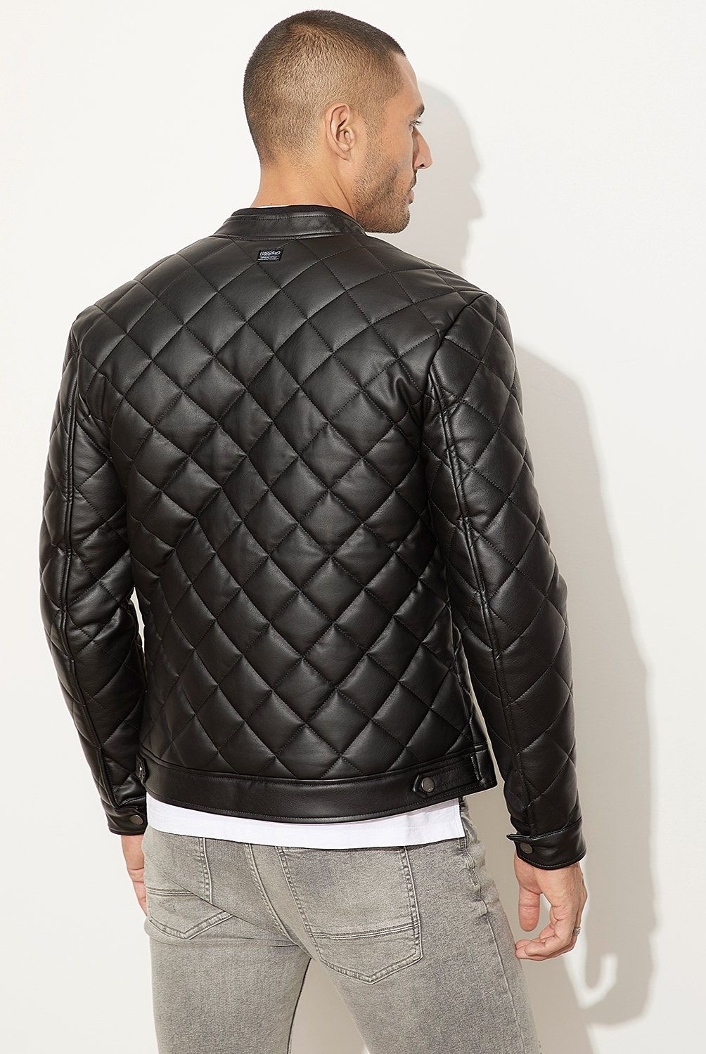 MOSSIMO - Chaqueta PU Hombre Mossimo