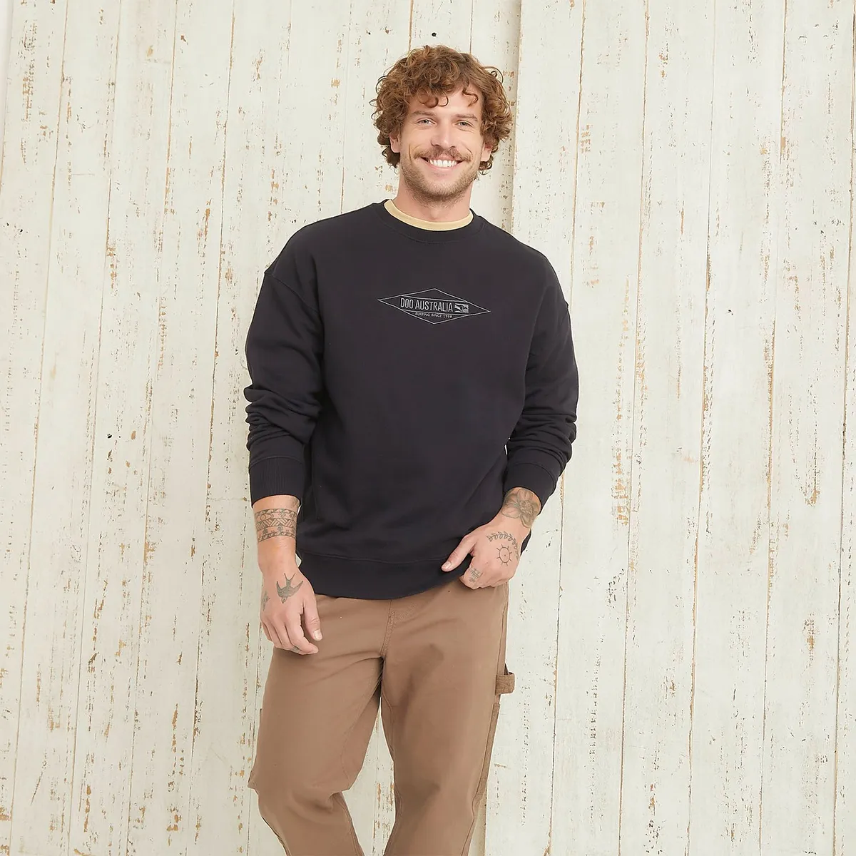 DOO AUSTRALIA - Polerón Crew Neck Hombre Doo Australia