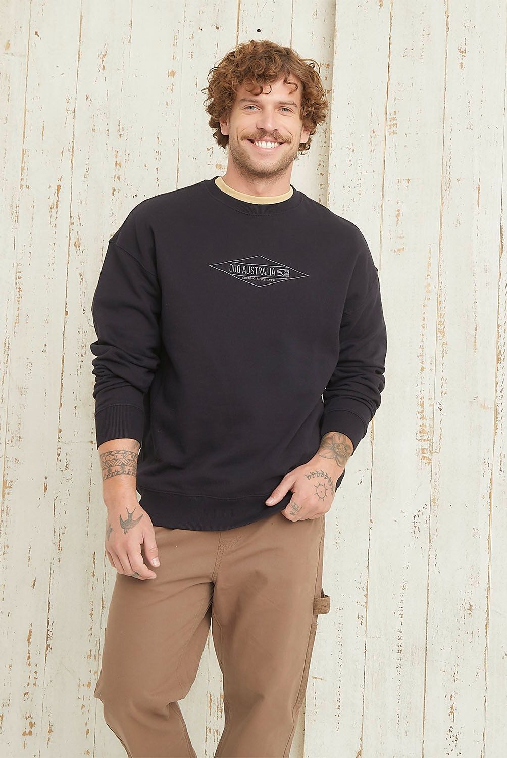 DOO AUSTRALIA - Polerón Crew Neck Hombre Doo Australia