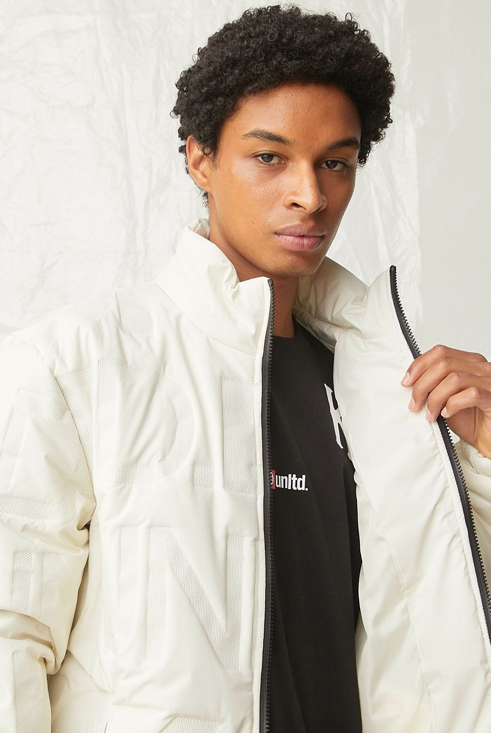 ECKO - Parka Manga Larga Logo Hombre Ecko