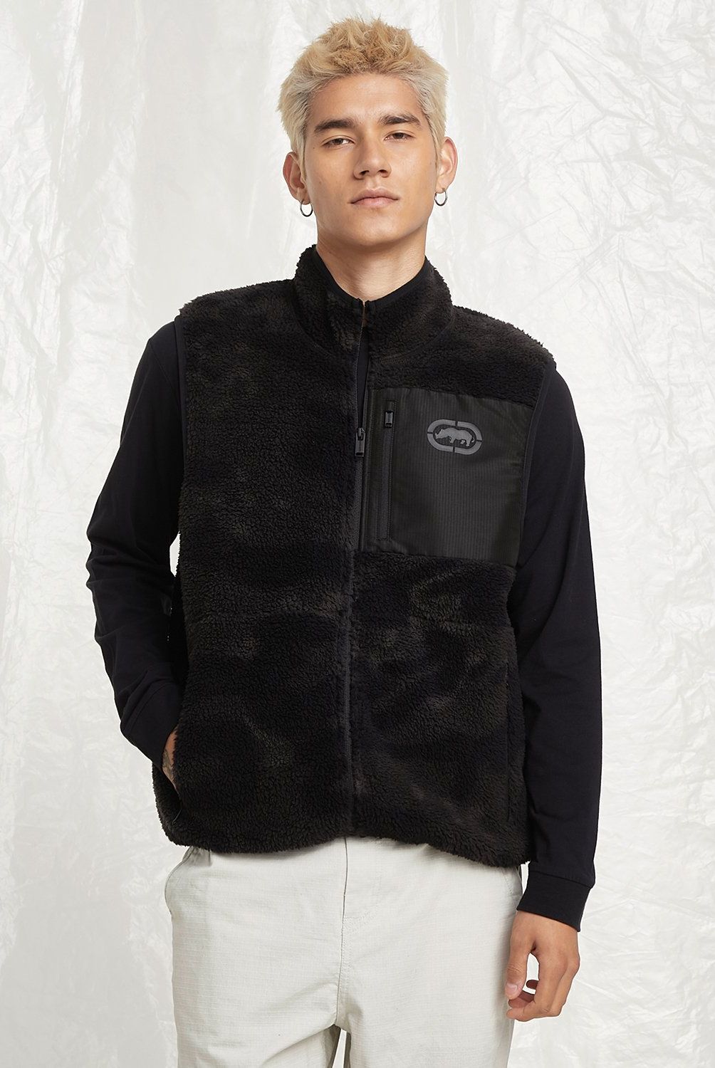 ECKO - Parka Sin Mangas Casual Hombre Ecko