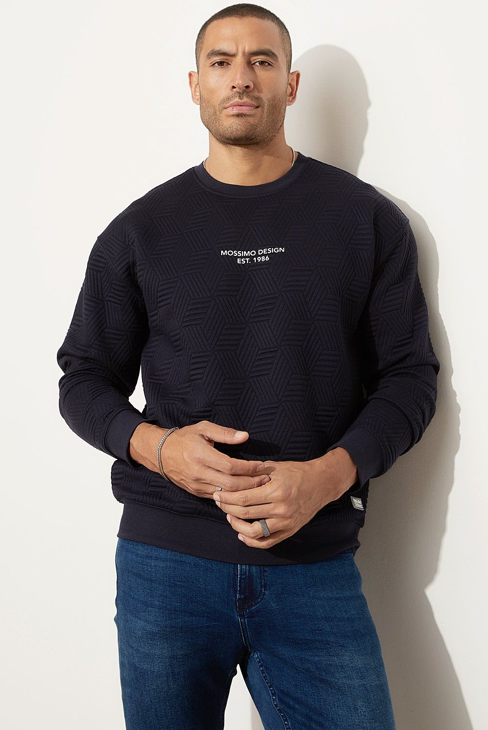 MOSSIMO - Polerón Crew Neck Hombre Mossimo