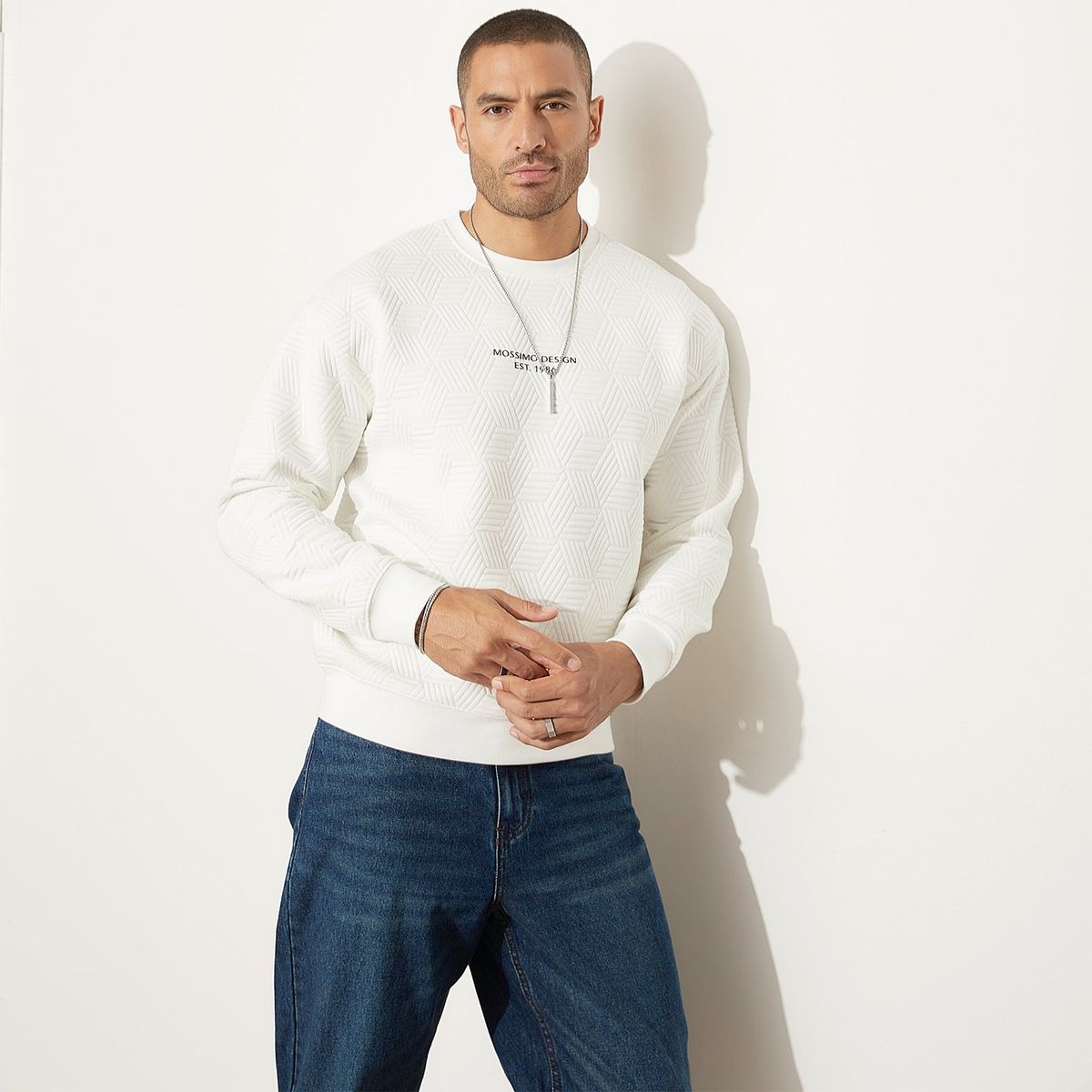 MOSSIMO - Polerón Crew Neck Hombre Mossimo