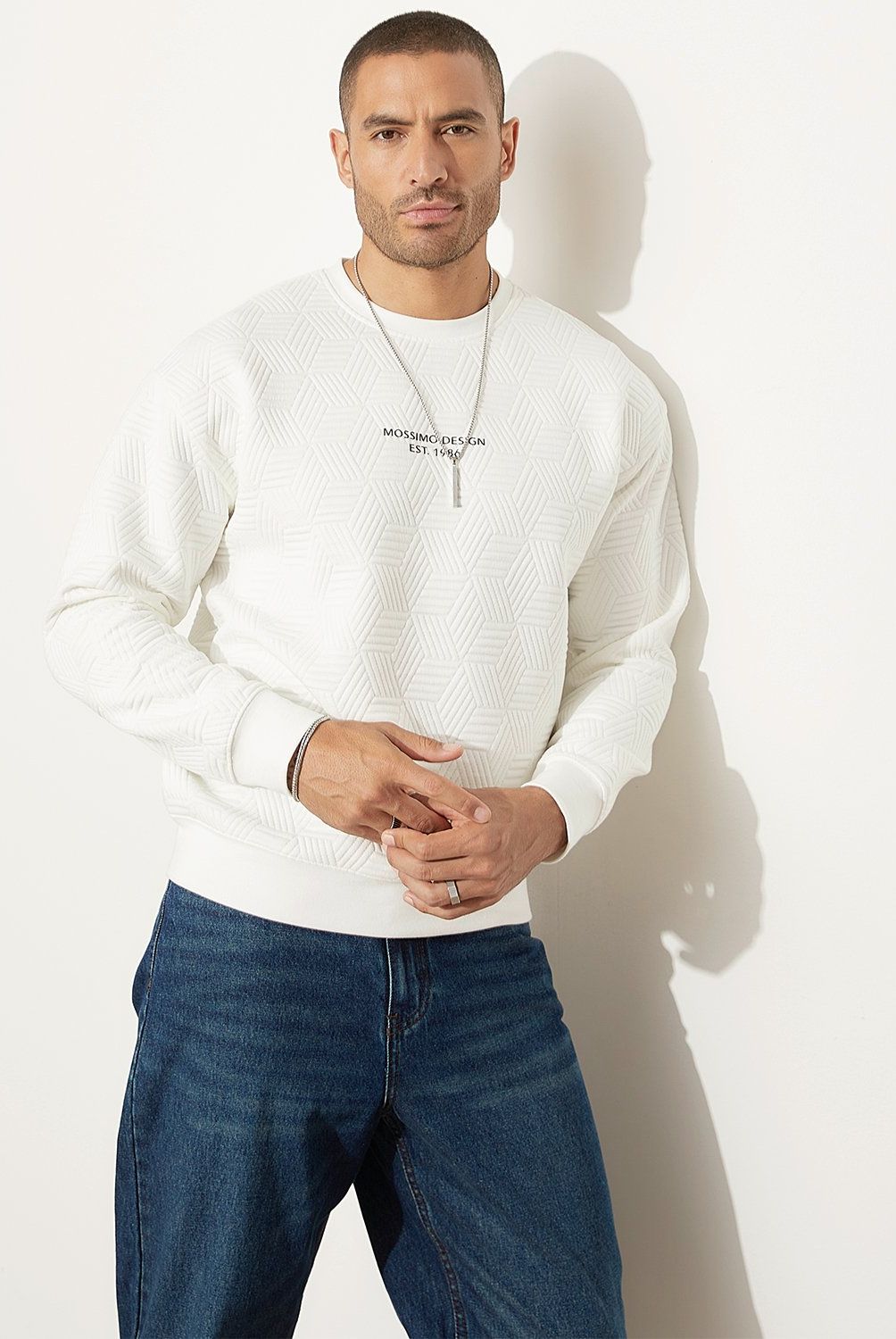 MOSSIMO - Polerón Crew Neck Hombre Mossimo