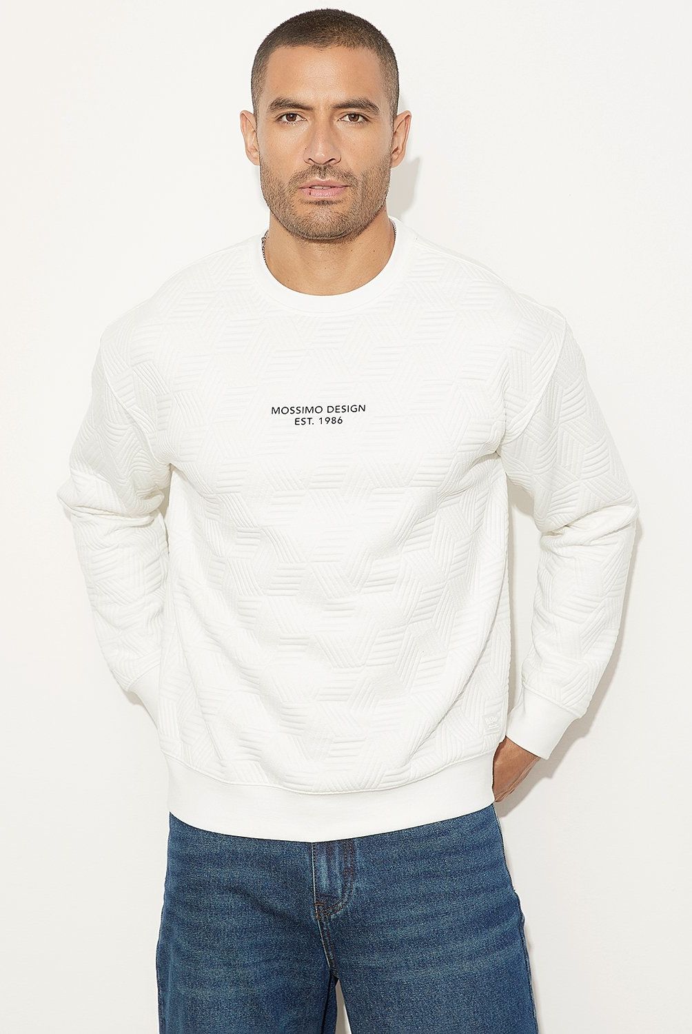MOSSIMO - Polerón Crew Neck Hombre Mossimo