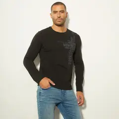 MOSSIMO - Polera Manga Larga Casual Algodón Hombre