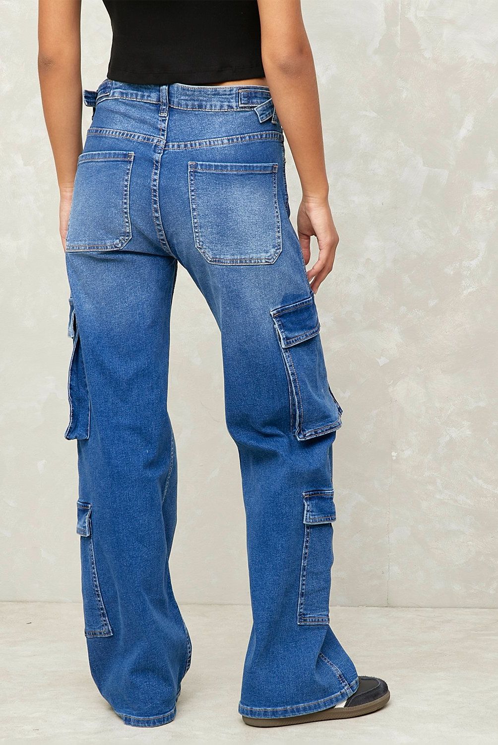 SYBILLA - Jeans Cargo Mujer Sybilla
