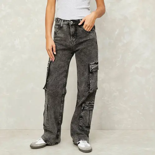 SYBILLA - Jeans Cargo Mujer
