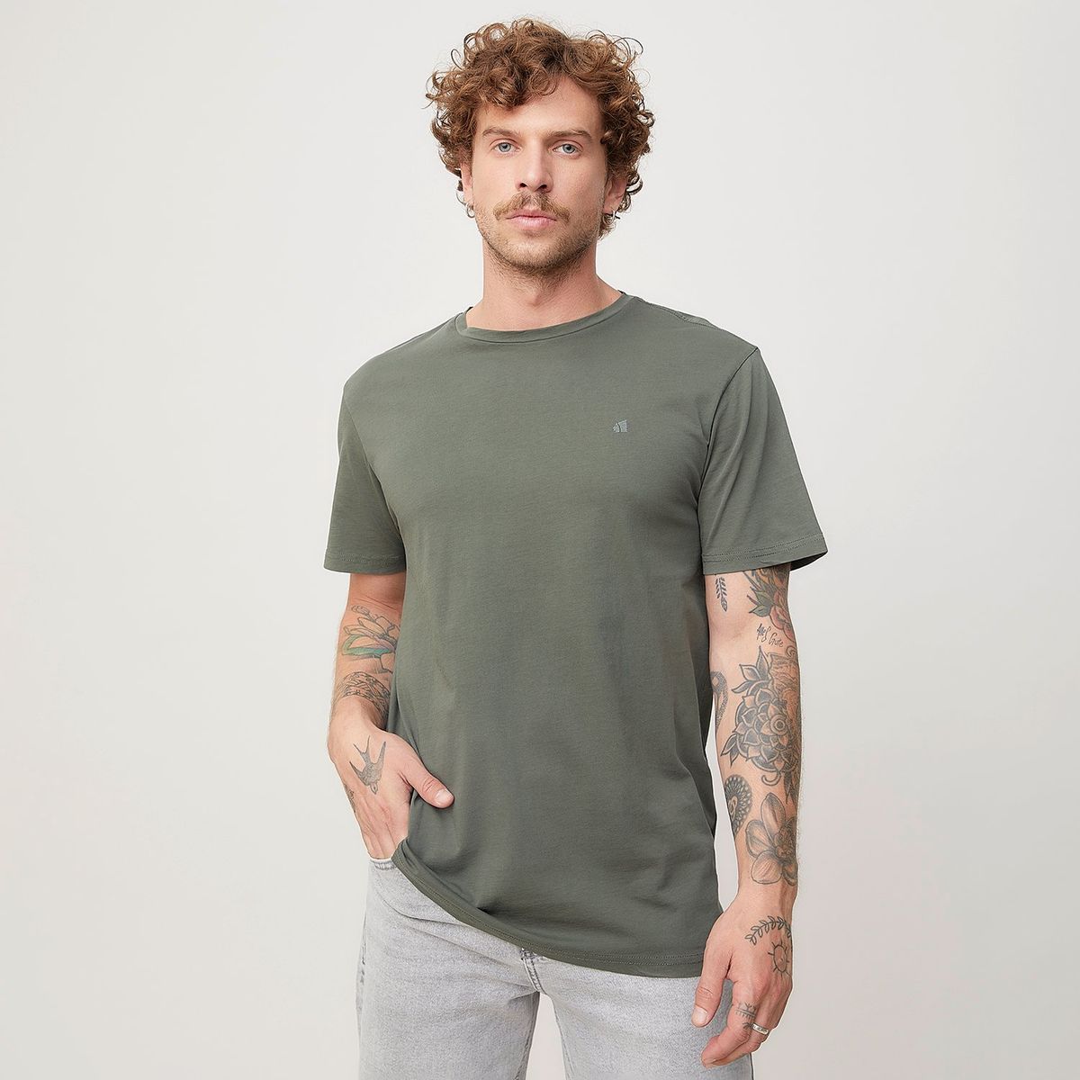 AMERICANINO - Polera Manga Corta Algodón Hombre Americanino