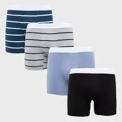NEWPORT - Pack De 4 Boxers Algodón Hombre