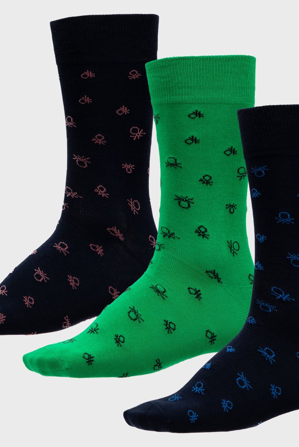 BENETTON - Pack De 3 Calcetines Sport Hombre Benetton