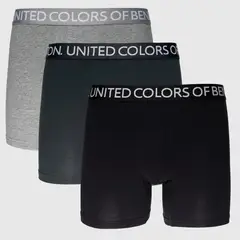 BENETTON - Pack De 3 Boxers Algodón Hombre