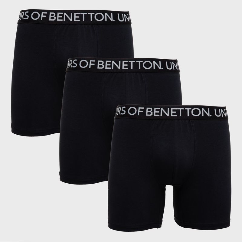 BENETTON - Pack De 3 Boxers Algodón Hombre Benetton
