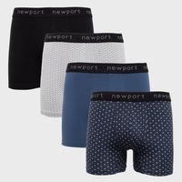 Pack De 4 Boxers Algodón Hombre