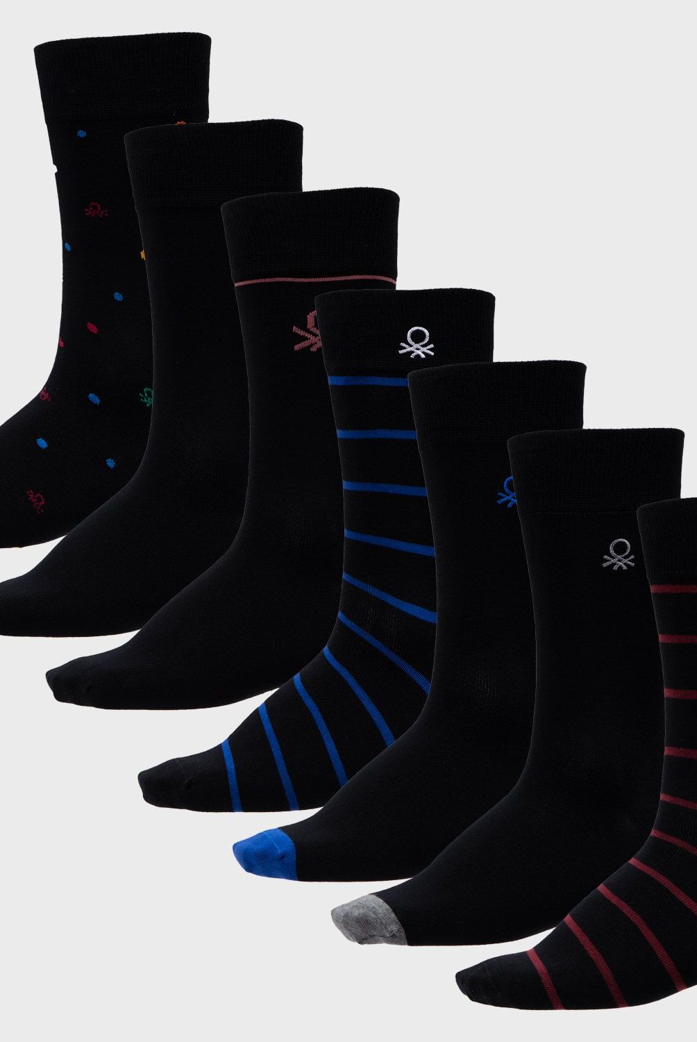 BENETTON - Pack De 7 Calcetines Sport Hombre Benetton