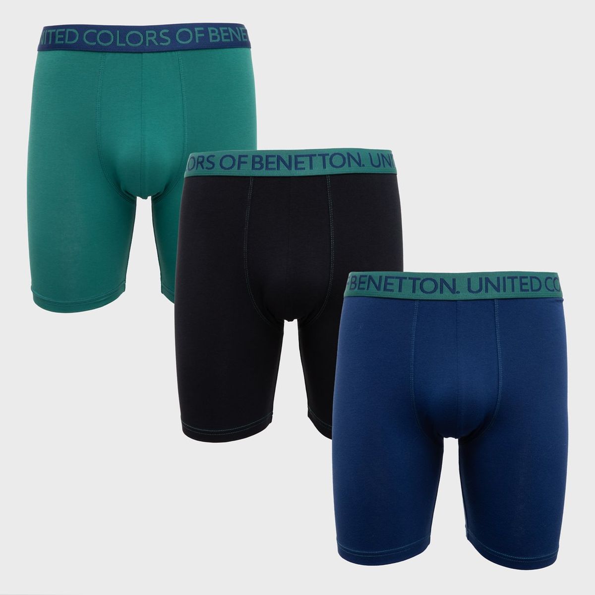 BENETTON - Pack De 3 Boxers Algodón Hombre Benetton