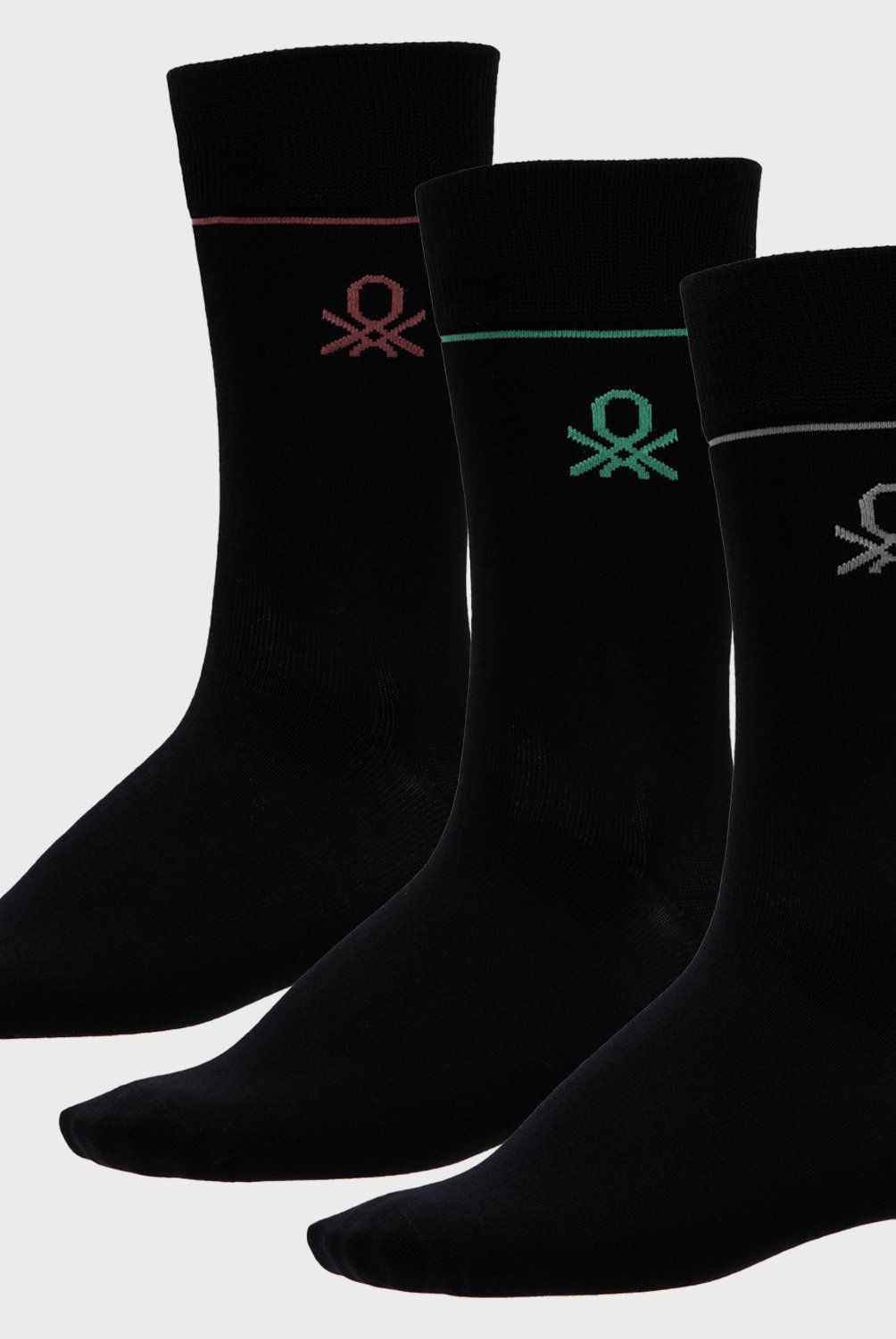 BENETTON - Pack De 3 Calcetines Sport Hombre Benetton